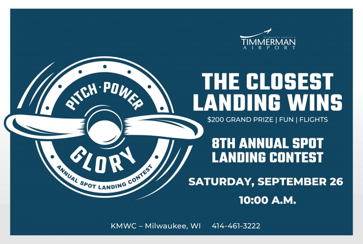 Spot landing contest & lunch - $200 grand prize, free lunch