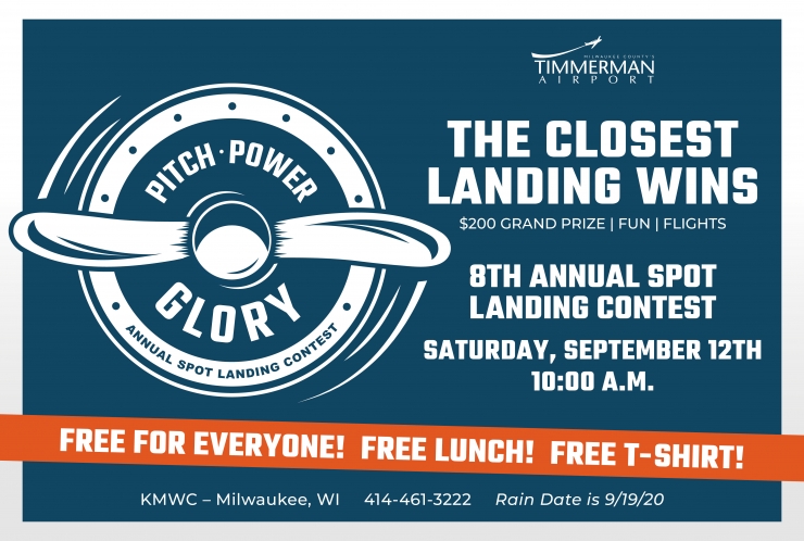 Spot landing contest & lunch - $200 grand prize, free lunch