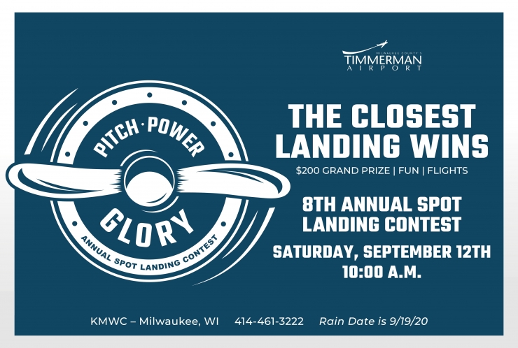 Spot landing contest & lunch - $200 grand prize, free lunch