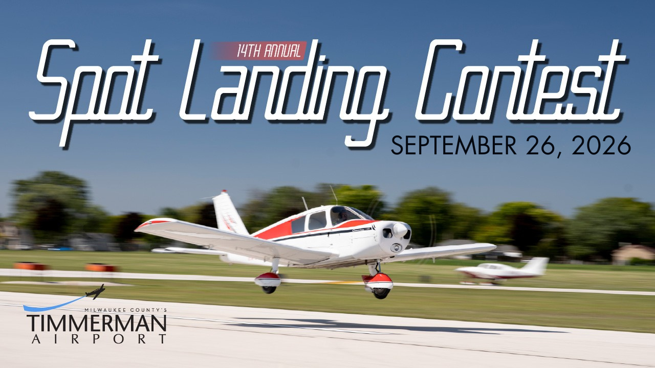 Timmerman Airport Spot Landing - September 26, 2026, Milwaukee, WI