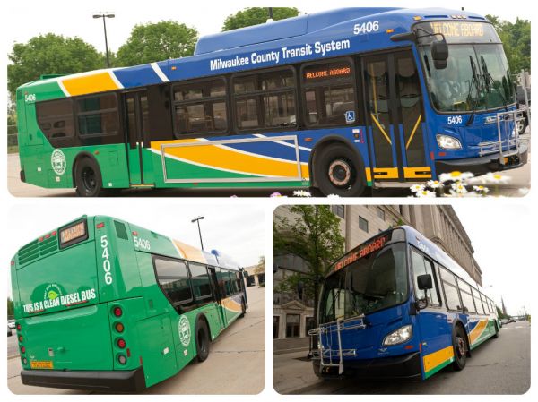 Milwaukee County Transit System Buses