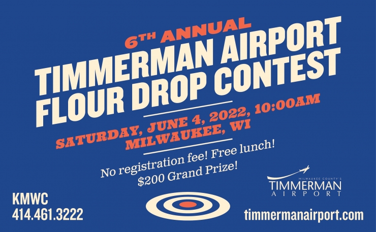 Annual flour drop contest - $200 grand prize, free lunch, pilot & passenger required