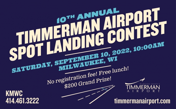Spot landing contest & lunch - $200 grand prize, free lunch